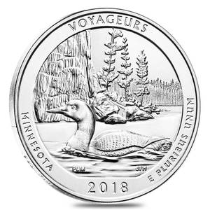 Compare prices of 2018 5 oz Silver Voyageurs National Park, MN ATB